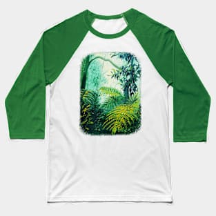 Rainforest Lights and Shadows Baseball T-Shirt